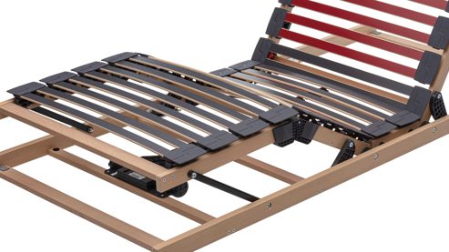 Lattenrost Interliving aus Holz in Holzfarben Interliving Lattenrost Serie 1952 - Smartrahmen mit Funk-Fernbedienung zweifach motorisch mit Funk-Fernbedienung – Liegefläche ca. 90 x 200 cm
