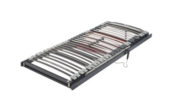 Lattenrost Interliving aus Holz in Grau Interliving Lattenrost Serie 1942 mit Funksteuerung kabellose Rücken- & Fußteilverstellung – Liegefläche ca. 80 x 200 cm