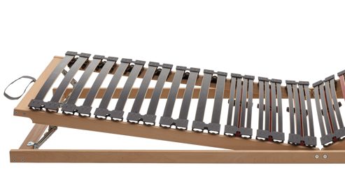 Lattenrost Interliving aus Holz in Holzfarben Interliving Lattenrost Serie 1953 mit langen Verstellzonen manuell verstellbar – Liegefläche ca. 90 x 200 cm