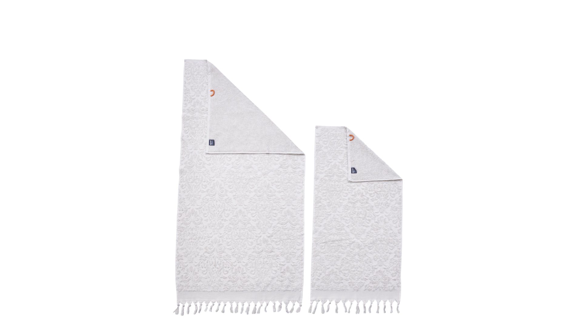 Handtuch-Set Done.® aus Stoff in Beige done.® Handtuch-Set Provence Ornaments beige Baumwolle – zweiteilig