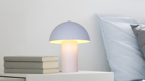 Tischleuchte Globo lighting aus Metall in Weiß GLOBO Lampen Serie Bert - Tischlampe weißes Metall - Höhe ca. 26 cm