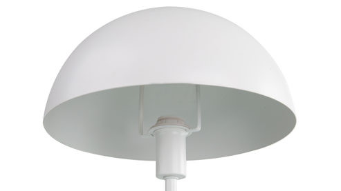 Tischleuchte Globo lighting aus Metall in Weiß GLOBO Lampen Serie Meike - Tischlampe weißes Metall - Höhe ca. 35 cm