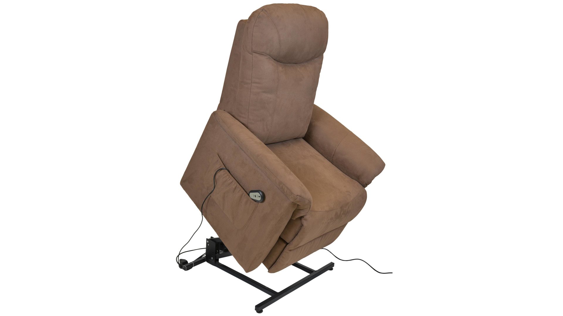 Fernsehsessel Duo collection aus Stoff in Braun TV-Sessel bzw. Polstermöbel braune Struktur-Mikrofaser