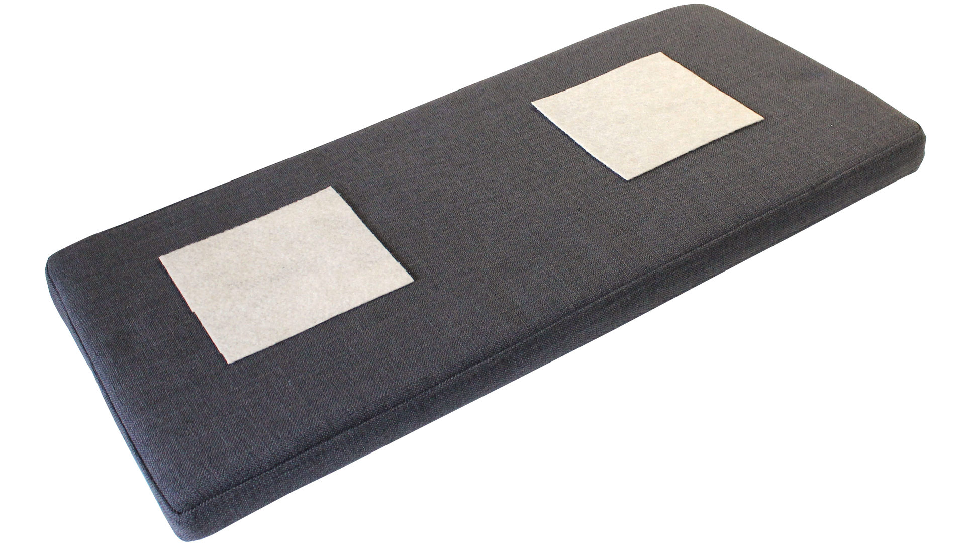 Sitzkissen Germania i.i. aus Stoff in Anthrazit Sitzkissen Berlebeck anthrazitfarbener Bezug – ca. 95 x 35 cm