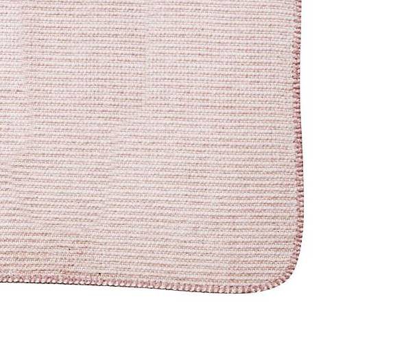 Wohndecke Done.® aus Stoff in Pink done.® Wohndecke Coco altrosafarbenes Mischgewebe – ca. 150 x 200 cm