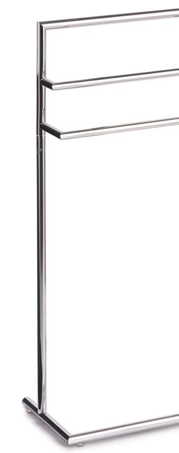 Handtuchhalter Zeller present aus Metall in Metallfarben Handtuchständer verchromtes Metall