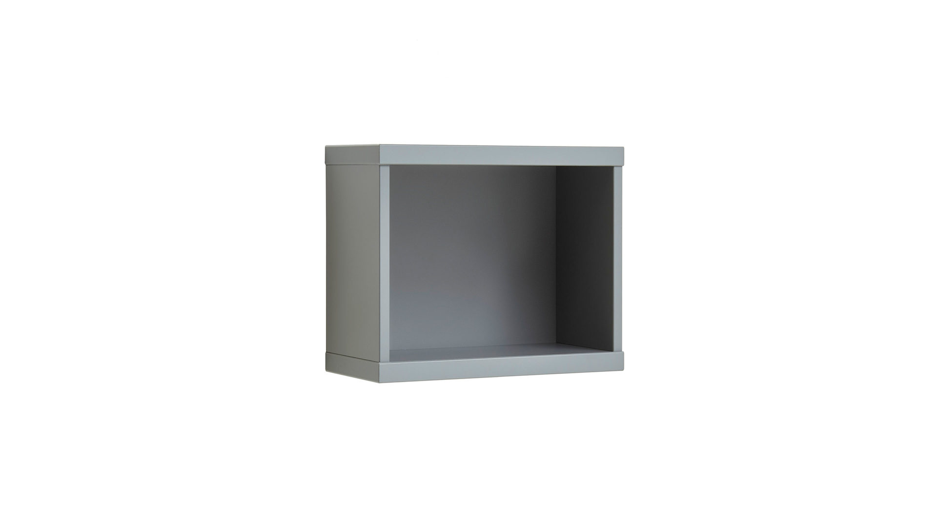 Wandregal Paidi aus Holz in Grau PAIDI Wandbox Sten Schiefergrau – ca. 35 x 35 cm