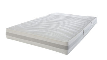 Federkernmatratze Interliving aus Stoff in Weiß Interliving Matratze Medikontur 1913 Taschenfederkern, H3 – Liegefläche ca. 180 x 200 cm