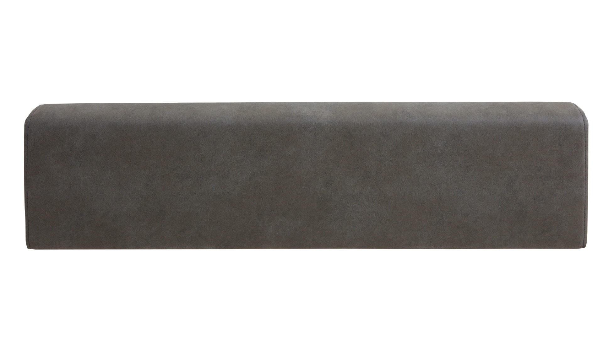 Kissen-Set Interliving aus Stoff in Dunkelgrau Interliving Schlafzimmer Serie 1019 – Kopfteilpolster-Set 523448 graues Kunstleder – zweiteilig, für ca. 160 cm Breite