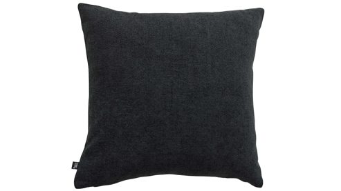 Kissenbezug /-hülle Interliving aus Stoff in Schwarz Interliving Kissen Serie 9124 - Kissenhülle schwarze Chenille - ca. 50 x 50 cm