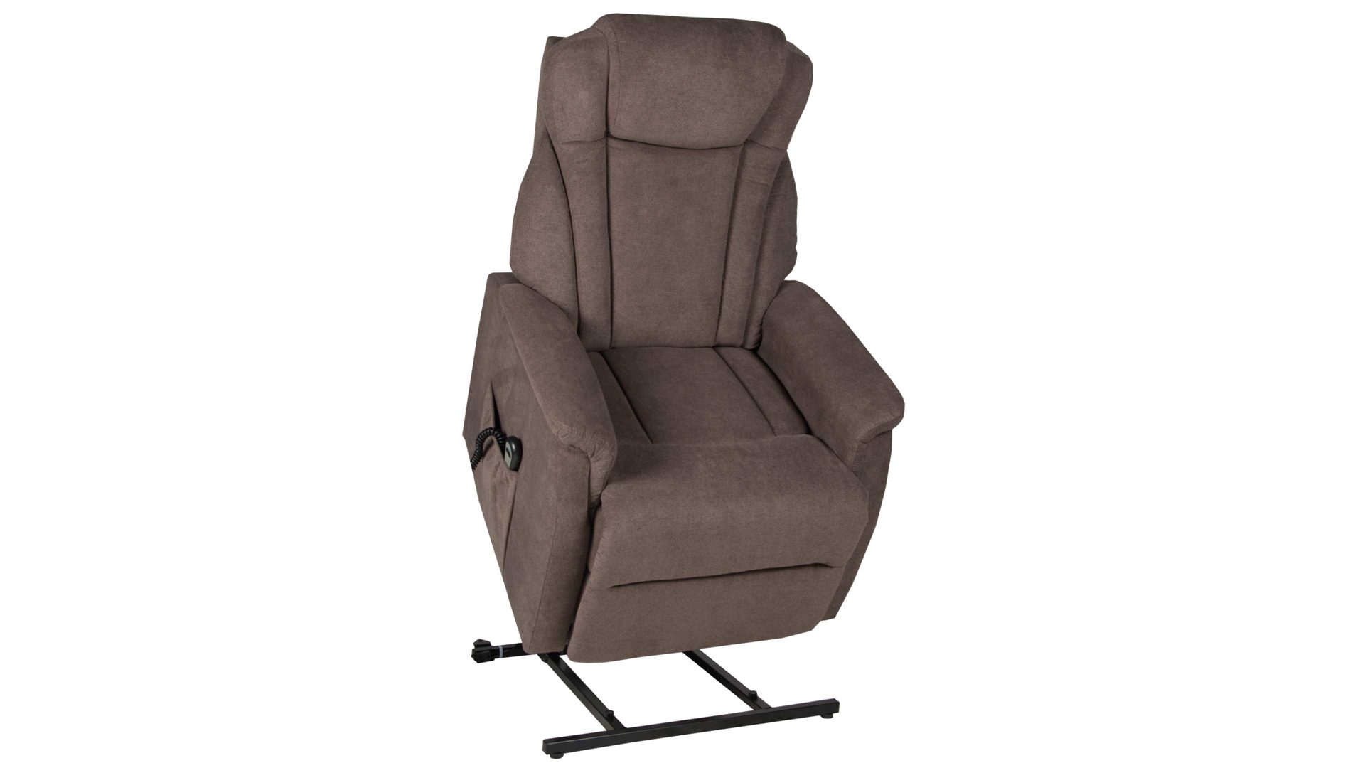 Fernsehsessel Duo collection aus Stoff in Braun TV-Sessel dunkelbrauner Stoffbezug Bari