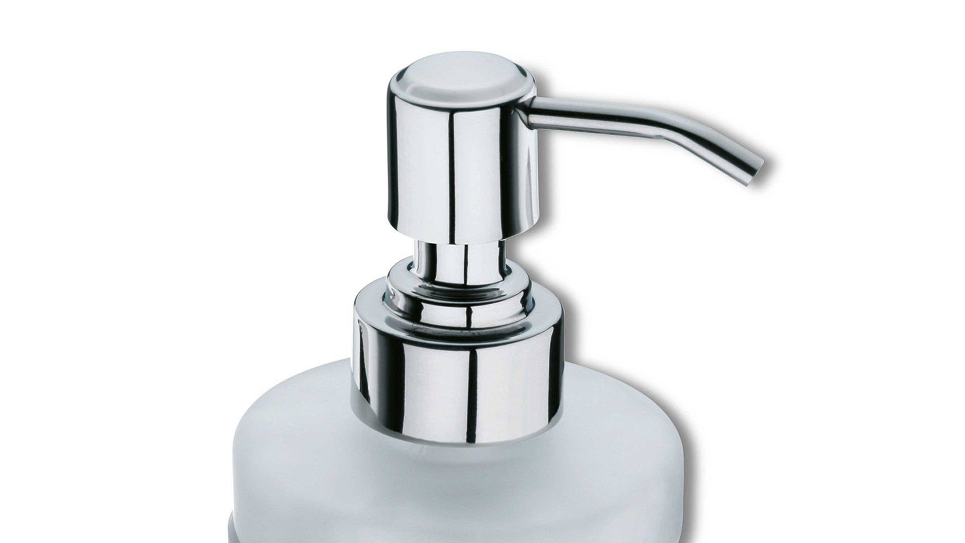 Seifenspender Kela | keck & lang aus Glas in Weiß kela Wandseifenspender Lucido Edelstahl & Glas – Fassungsvermögen ca. 250 ml