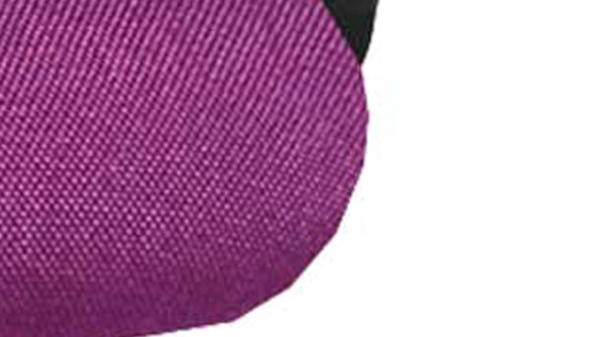 Drehstuhl OrthoSedis aus Stoff in Lila Drehstuhl orthoSedis 20 als ergonomisches Büromöbel lilafarbener Sitzbezug G03 & schwarze Netzbespannung, verchromtes Drehkreuz