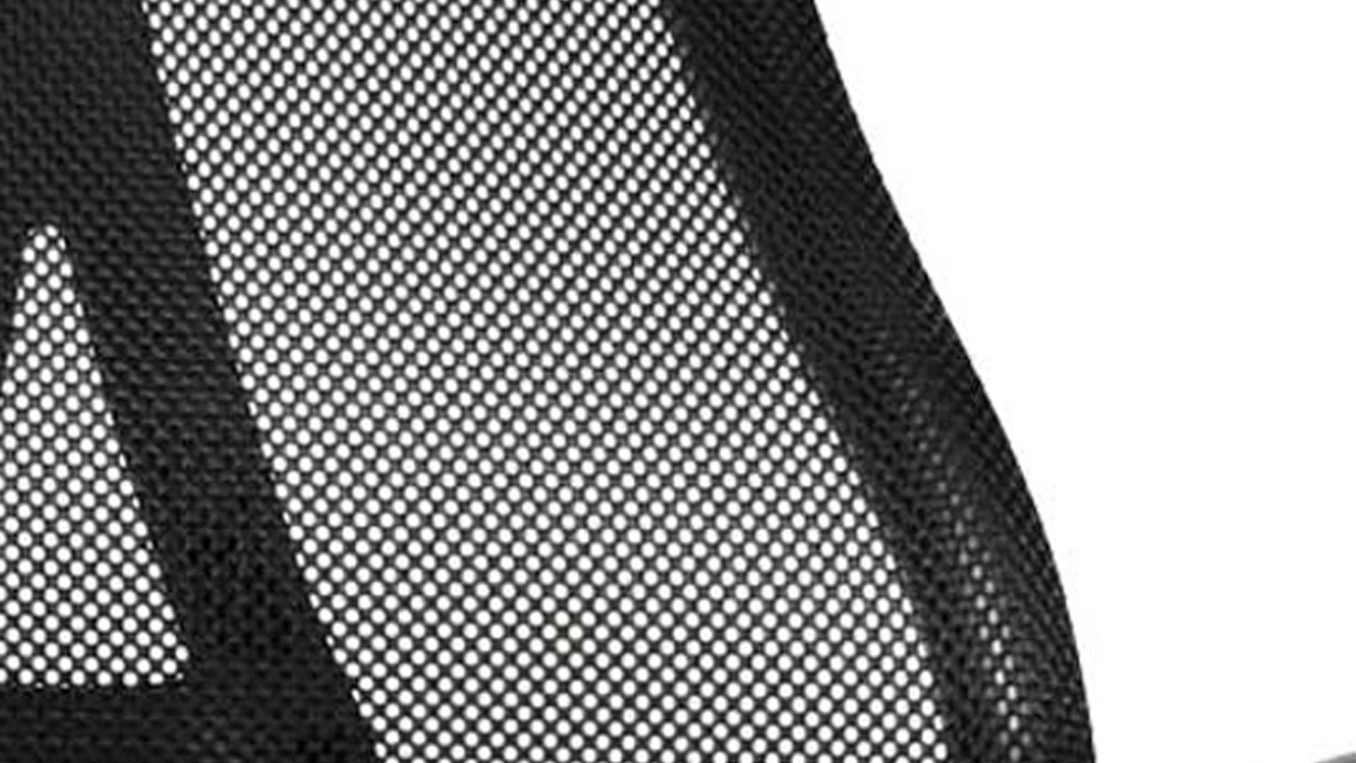 Drehstuhl OrthoSedis aus Stoff in Braun Drehstuhl orthoSedis 20 als ergonomisches Büromöbel dunkelbrauner Sitzbezug G08 & schwarze Netzbespannung, verchromtes Drehkreuz