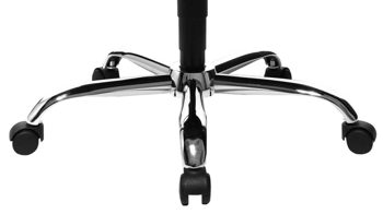 Drehstuhl OrthoSedis aus Stoff in Schwarz Drehstuhl orthoSedis 20 - Schreibtischstuhl schwarzer Sitzbezug & Netzbespannung BG20, verchromtes Drehkreuz