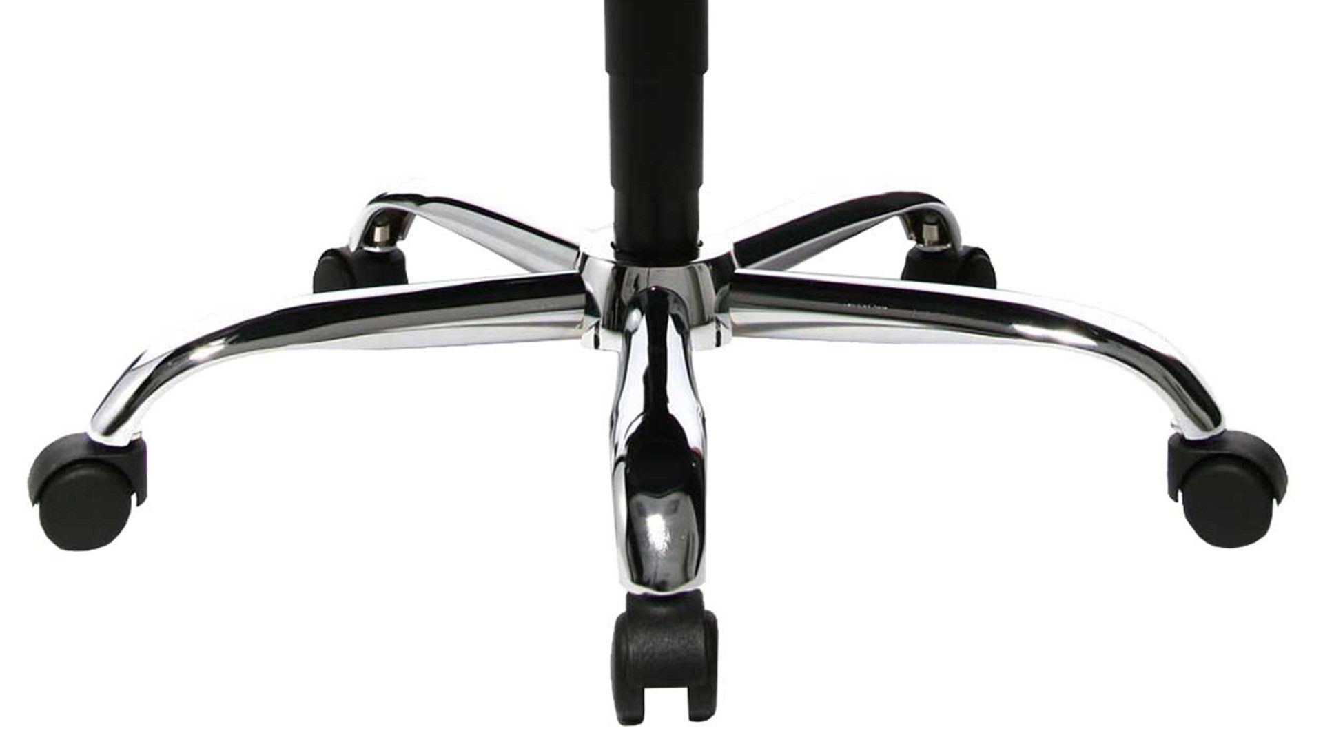 Drehstuhl OrthoSedis aus Stoff in Grau Drehstuhl orthoSedis 20 als ergonomisches Büromöbel anthrazitfarbener Sitzbezug G22 & schwarze Netzbespannung, verchromtes Drehkreuz