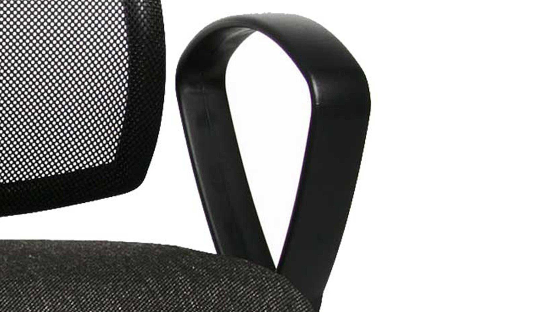 Drehstuhl OrthoSedis aus Stoff in Grau Drehstuhl orthoSedis 20 als ergonomisches Büromöbel anthrazitfarbener Sitzbezug G22 & schwarze Netzbespannung, verchromtes Drehkreuz