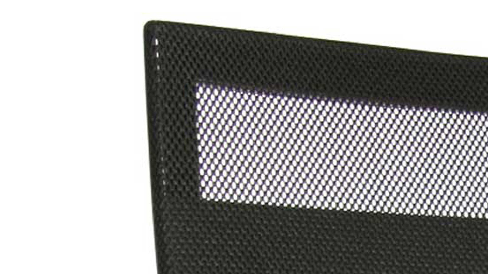 Drehstuhl OrthoSedis aus Stoff in Rot Drehstuhl OrthoSedis 50 als Sitzmöbel fürs Büro roter Netzbezug TT310 & poliertes Aluminium-Fußkreuz