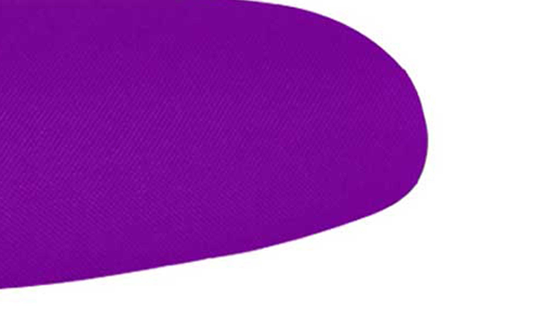 Drehstuhl OrthoSedis aus Stoff in Lila Drehstuhl OrthoSedis 50 als Sitzmöbel fürs Büro lilafarbener Netzbezug TT33 & poliertes Aluminium-Fußkreuz