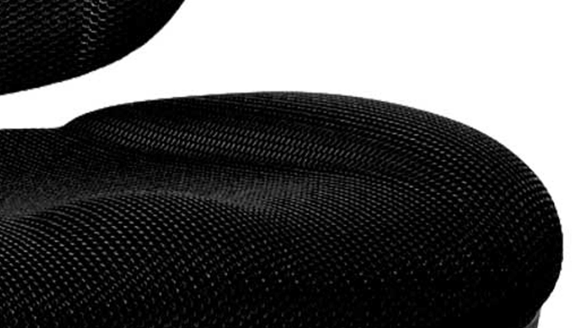 Drehstuhl OrthoSedis aus Stoff in Schwarz Bürodrehstuhl orthoSedis 10 als bequemes Sitzmöbel schwarzer Bezug BB0 & verchromtes Drehkreuz