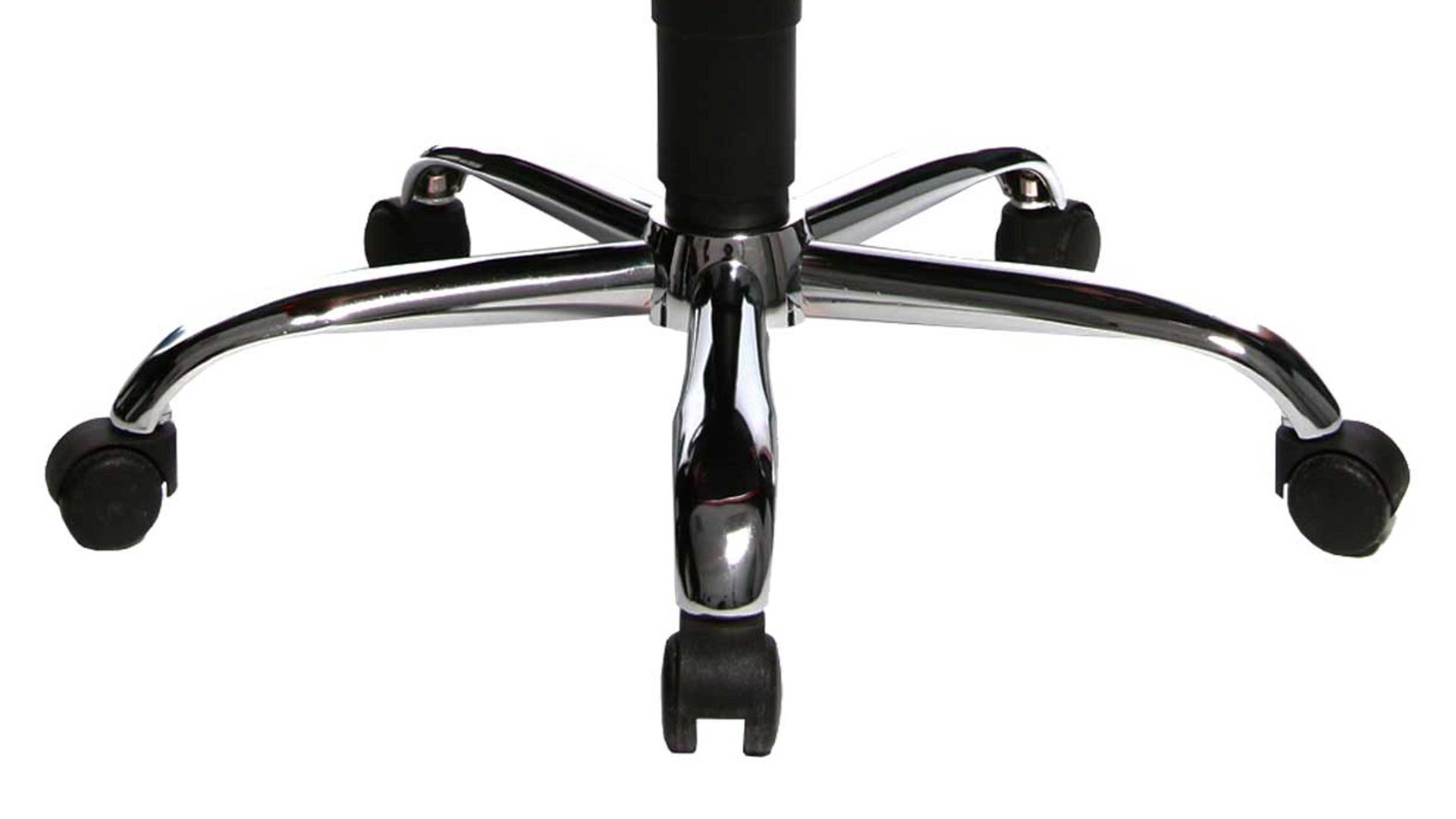 Drehstuhl OrthoSedis aus Stoff in Rot Bürodrehstuhl OrthoSedis 10 als Chefsessel roter Bezug BB2 & verchromtes Drehkreuz