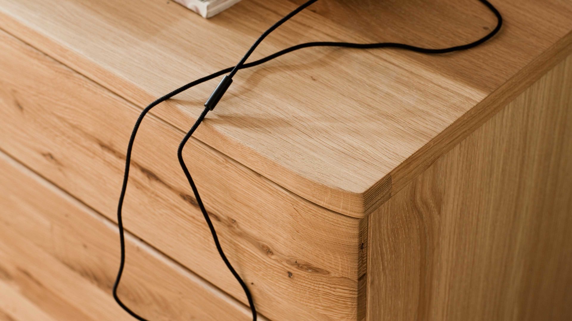 Lowboard Mca furniture aus Holz in Holzfarben Wohnprogramm Santori - Medien-Lowboard Eiche & Asteiche – drei Türen, zwei Fächer- Breite ca. 210 cm