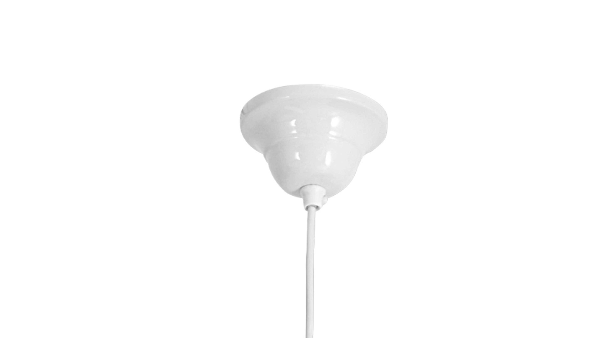 Pendelleuchte Näve aus Metall in Weiß näve Pendelleuchte elfenbeinfarbenes Metall - Durchmesser ca. 19 cm