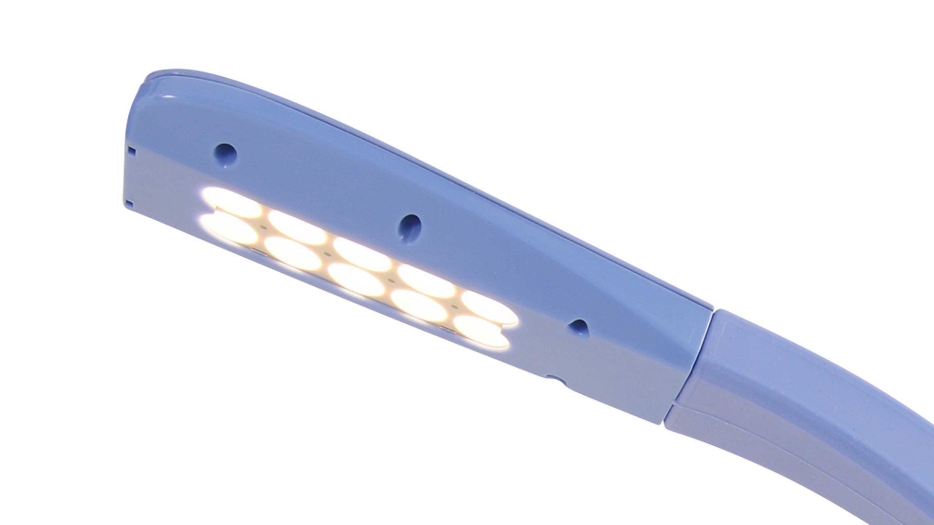 Schreibtischleuchte Näve aus Kunststoff in Blau näve LED-Schreibtischleuchte Veilchenblau - Höhe ca. 49 cm