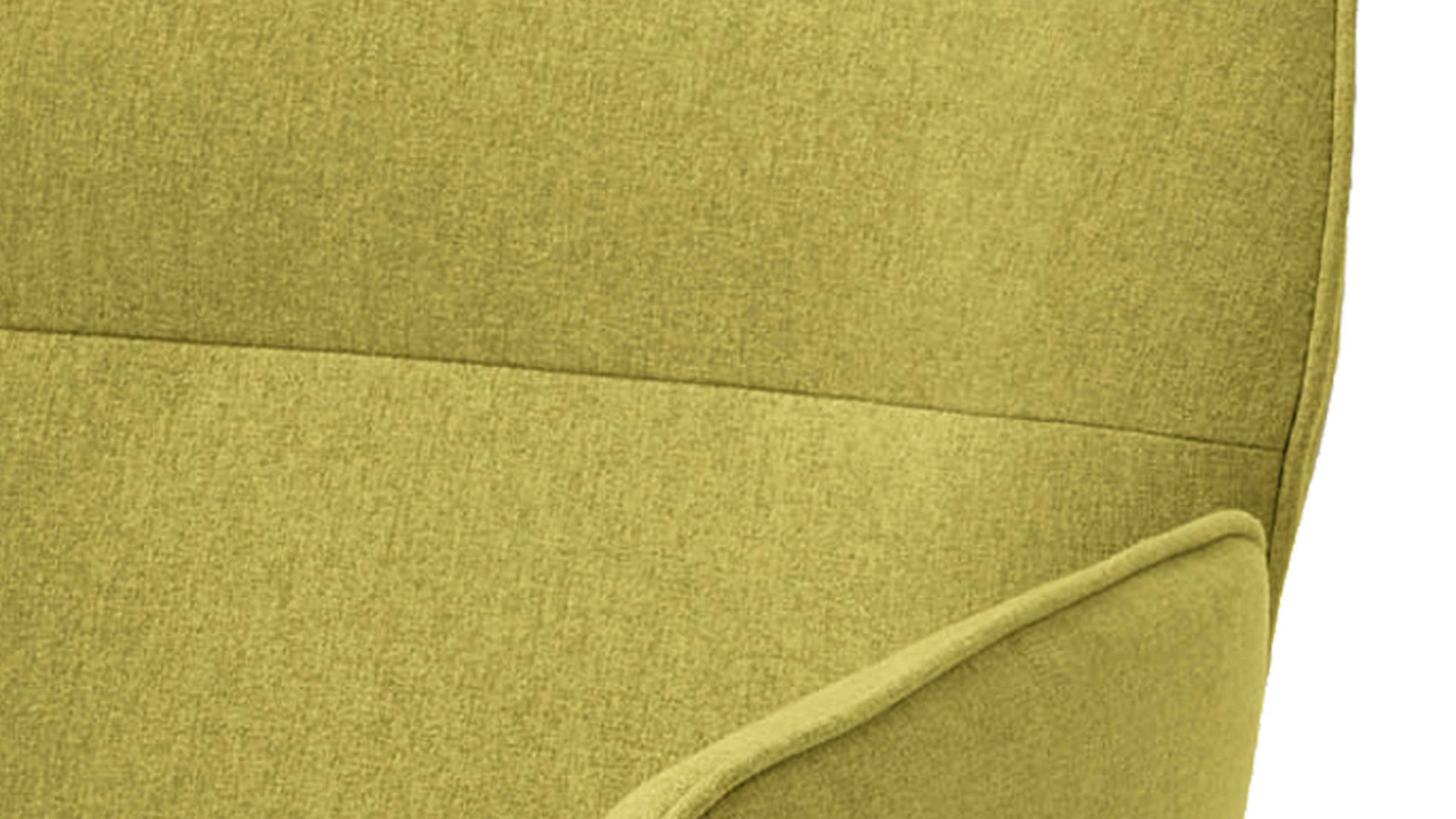 Vierfußstuhl Niehoff sitzmoebel aus Stoff in Hellgrün NIEHOFF SITZMÖBEL Armlehnstuhl Merlot grüner Bezug Venice 855 & schwarzes Eisen