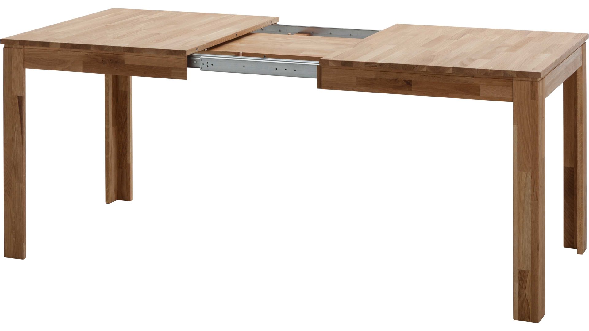 Auszugtisch Standard furniture factory aus Holz in Holzfarben Esszimmertisch Pedro mit Ausziehfunktion als Massivholzmöbel geöltes Eichenholz - ca. 140-220 x 80 cm