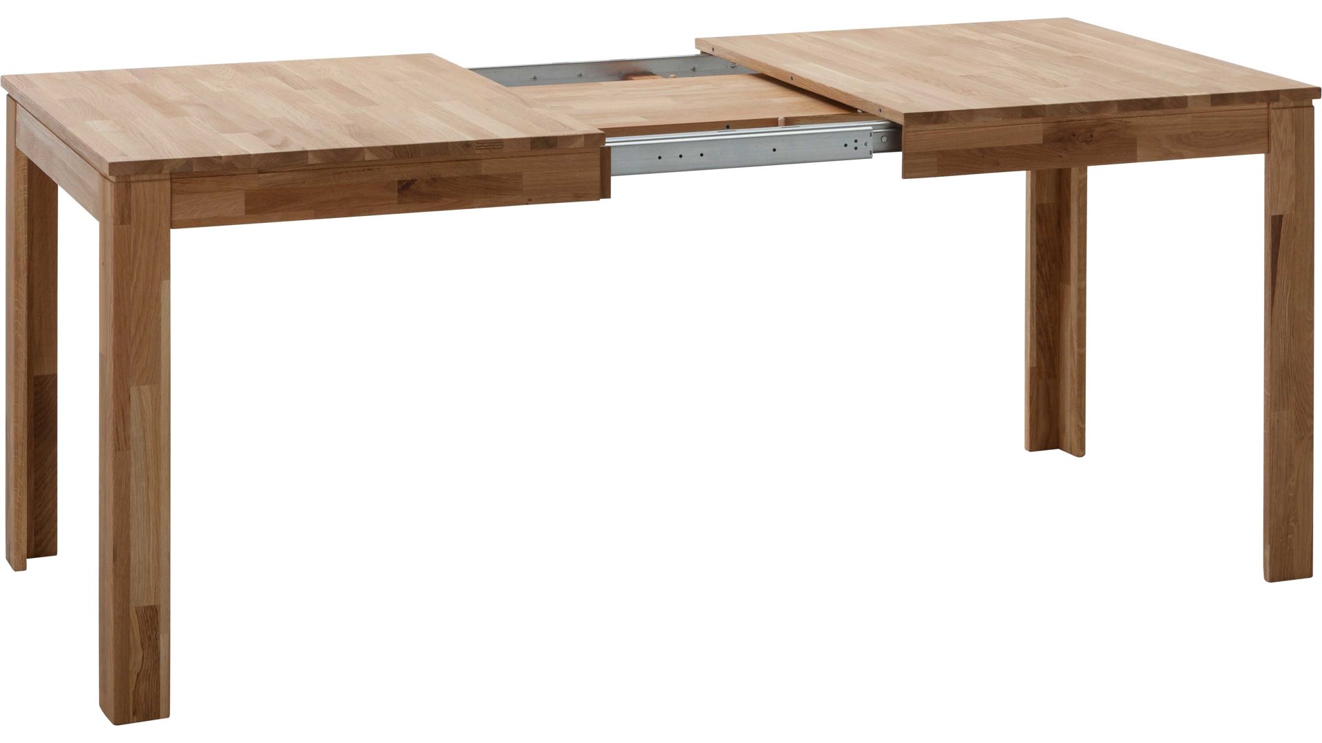 Auszugtisch Standard furniture factory aus Holz in Holzfarben Esszimmertisch Pedro mit Ausziehfunktion als Massivholzmöbel geöltes Eichenholz - ca. 140-220 x 80 cm