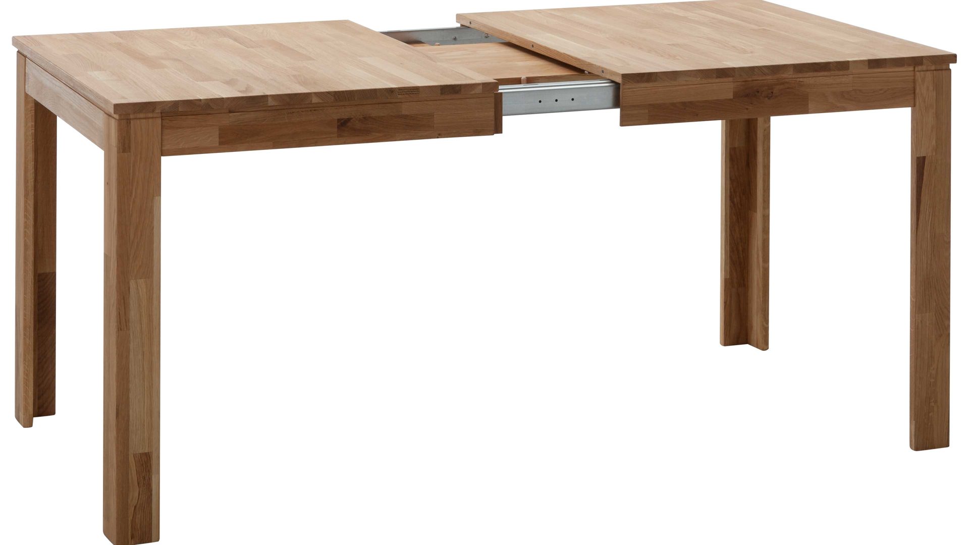 Auszugtisch Standard furniture factory aus Holz in Holzfarben Esszimmertisch Pedro mit Ausziehfunktion als Massivholzmöbel geöltes Eichenholz - ca. 140-220 x 80 cm