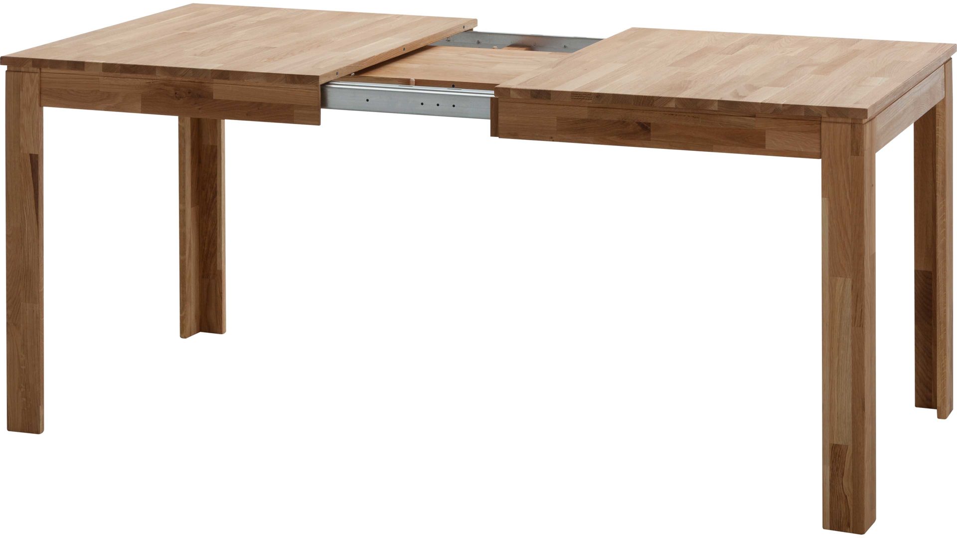 Auszugtisch Standard furniture factory aus Holz in Holzfarben Esszimmertisch Pedro mit Ausziehfunktion als Massivholzmöbel geöltes Eichenholz - ca. 140-220 x 80 cm