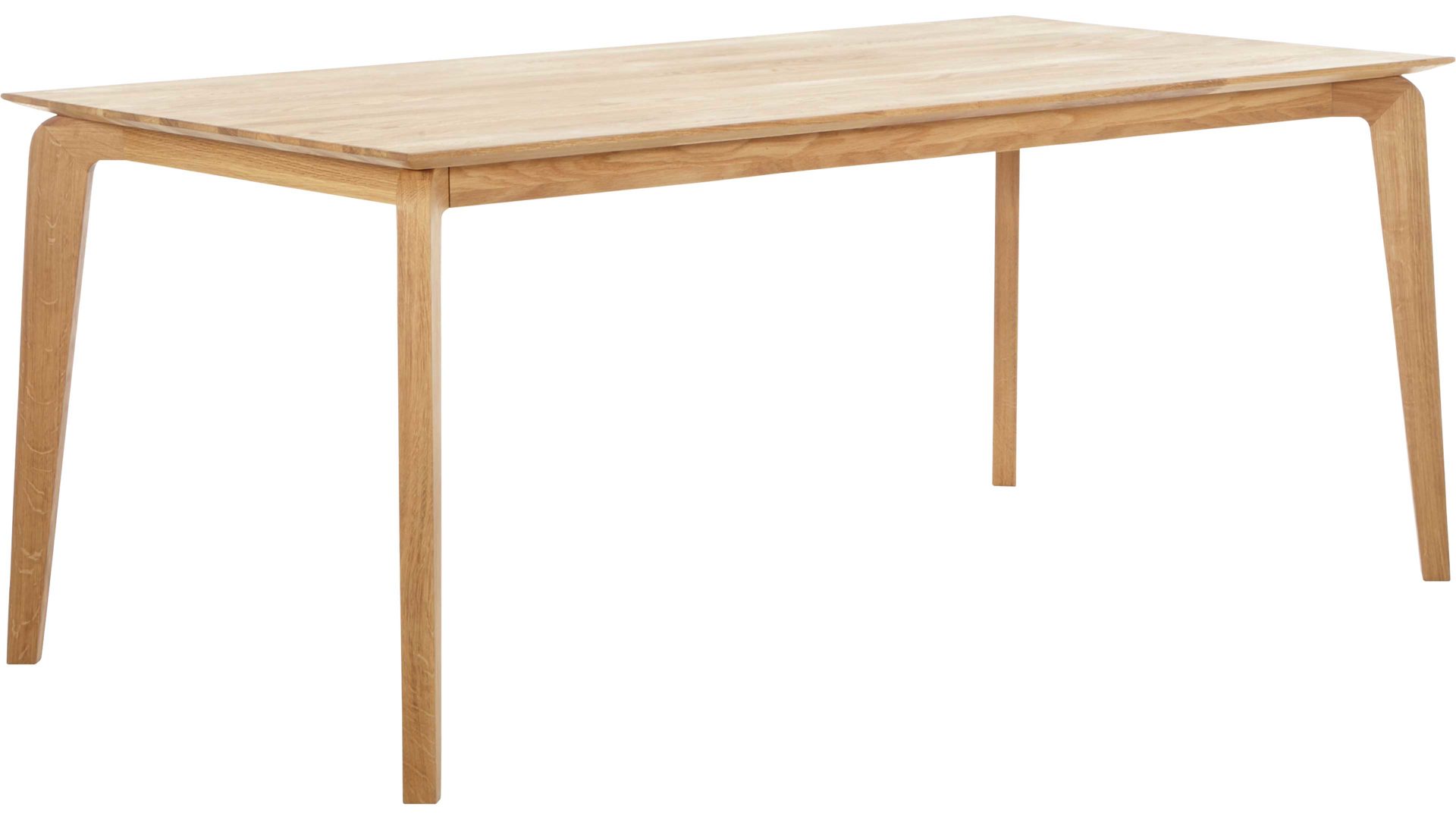 Esstisch Standard furniture factory aus Holz in Holzfarben Esstisch Liam, ein Massivholztisch für genussvolle Mahlzeiten lackierte Kernbuche – ca. 140 x 90 cm