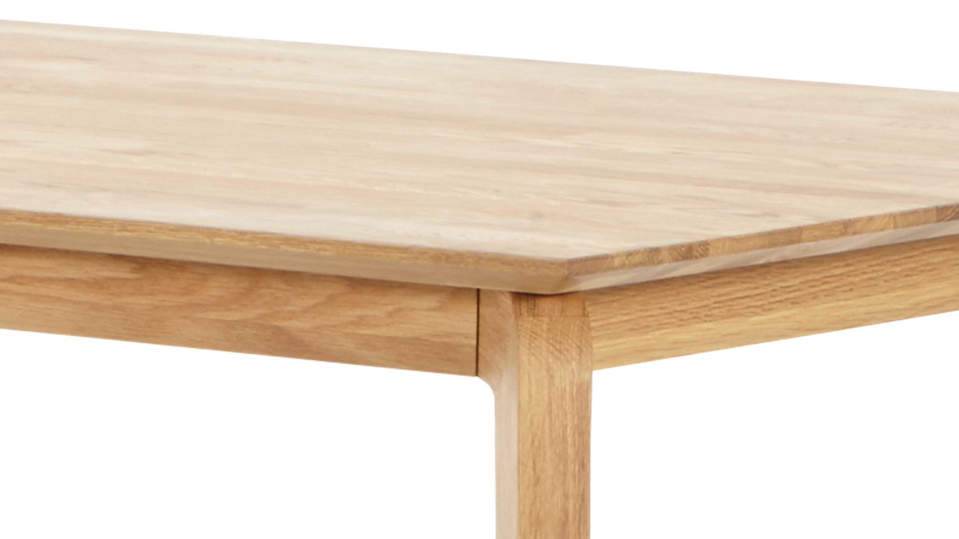 Esstisch Standard furniture factory aus Holz in Holzfarben Esstisch Liam, ein Massivholztisch für genussvolle Mahlzeiten lackierte Kernbuche – ca. 140 x 90 cm