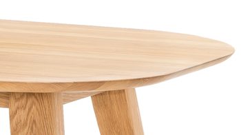 Esstisch Standard furniture factory aus Holz in Holzfarben Massivholzmöbel - Esstisch Ottawa geölte Eiche – oval, ca. 200 x 100 cm