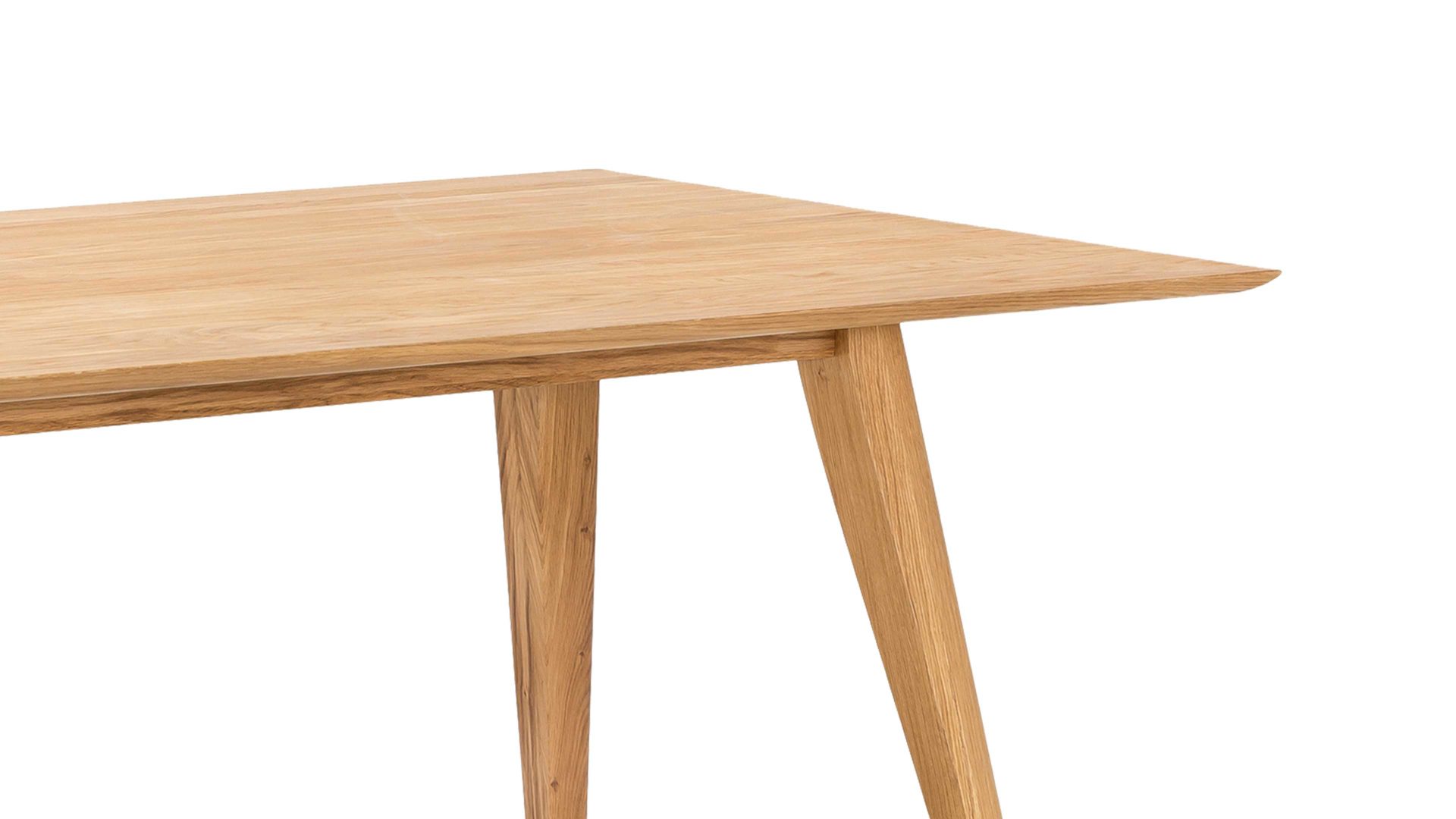 Esstisch Standard furniture factory aus Holz in Holzfarben Massivholzmöbel bzw. Esstisch Ottawa geölte Eiche – rechteckig, ca. 180 x 90 cm