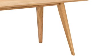 Esstisch Standard furniture factory aus Holz in Holzfarben Massivholzmöbel bzw. Esstisch Ottawa geölte Eiche – rechteckig, ca. 180 x 90 cm