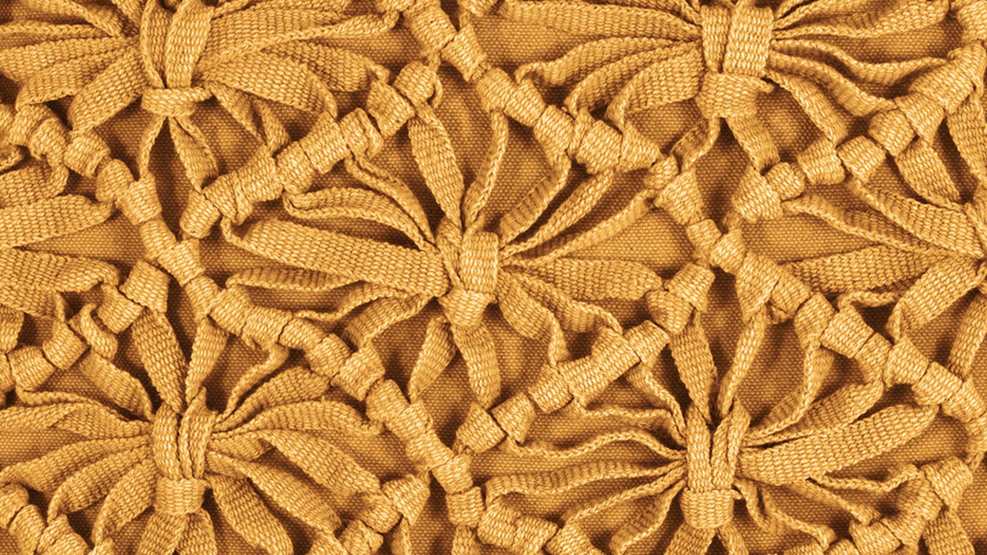 Kissenbezug /-hülle Magma sitting point aus Naturfaser in Gelb MAGMA Kissenhülle Fringe senffarbene Baumwolle - ca. 45 x 45 cm