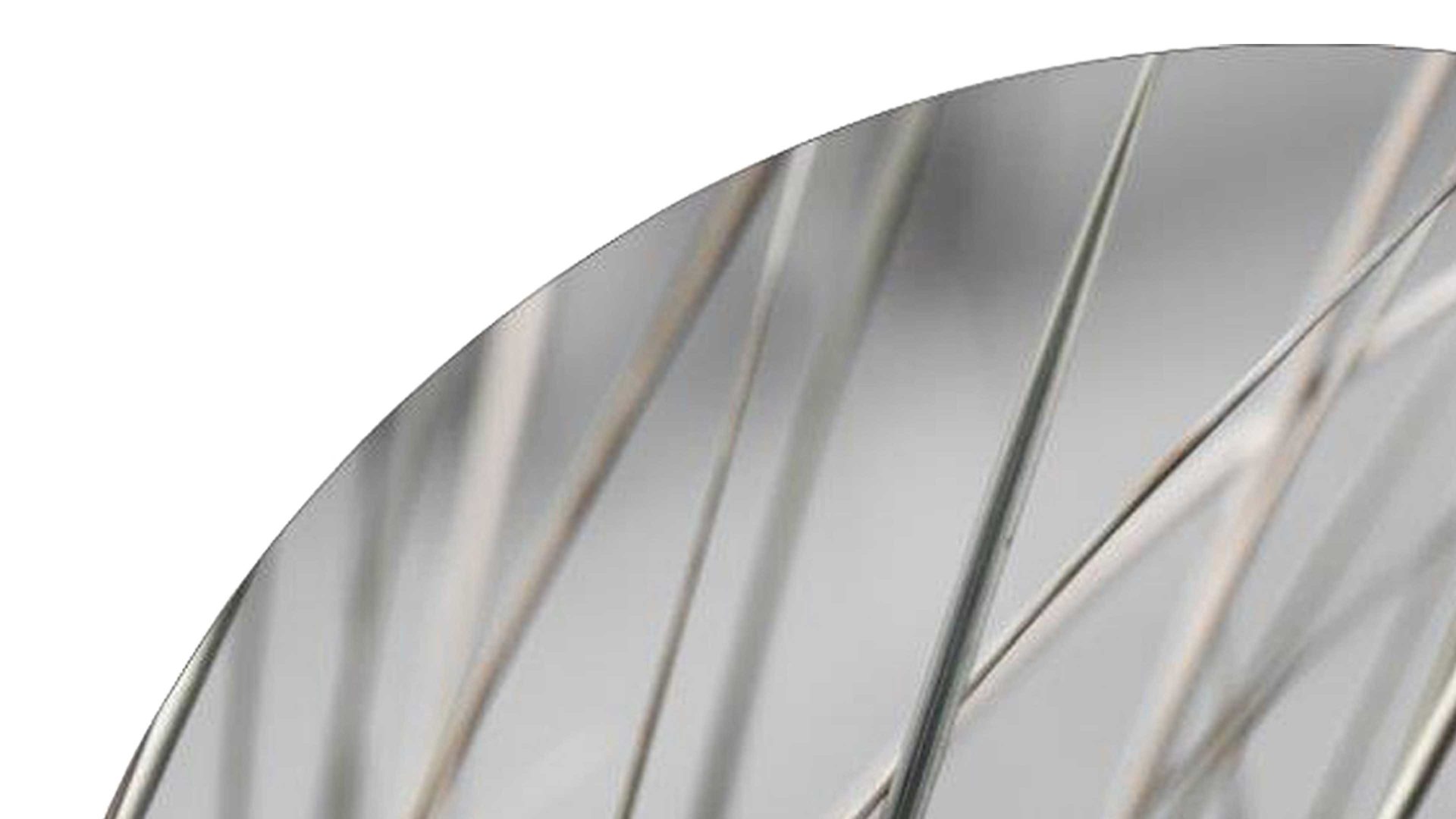 Kunstdruck Malerifabrikken aus Holz in Hellgrün Kunstdruck Mellow Grasses 1 bedrucktes MDF – Durchmesser ca. 110 cm