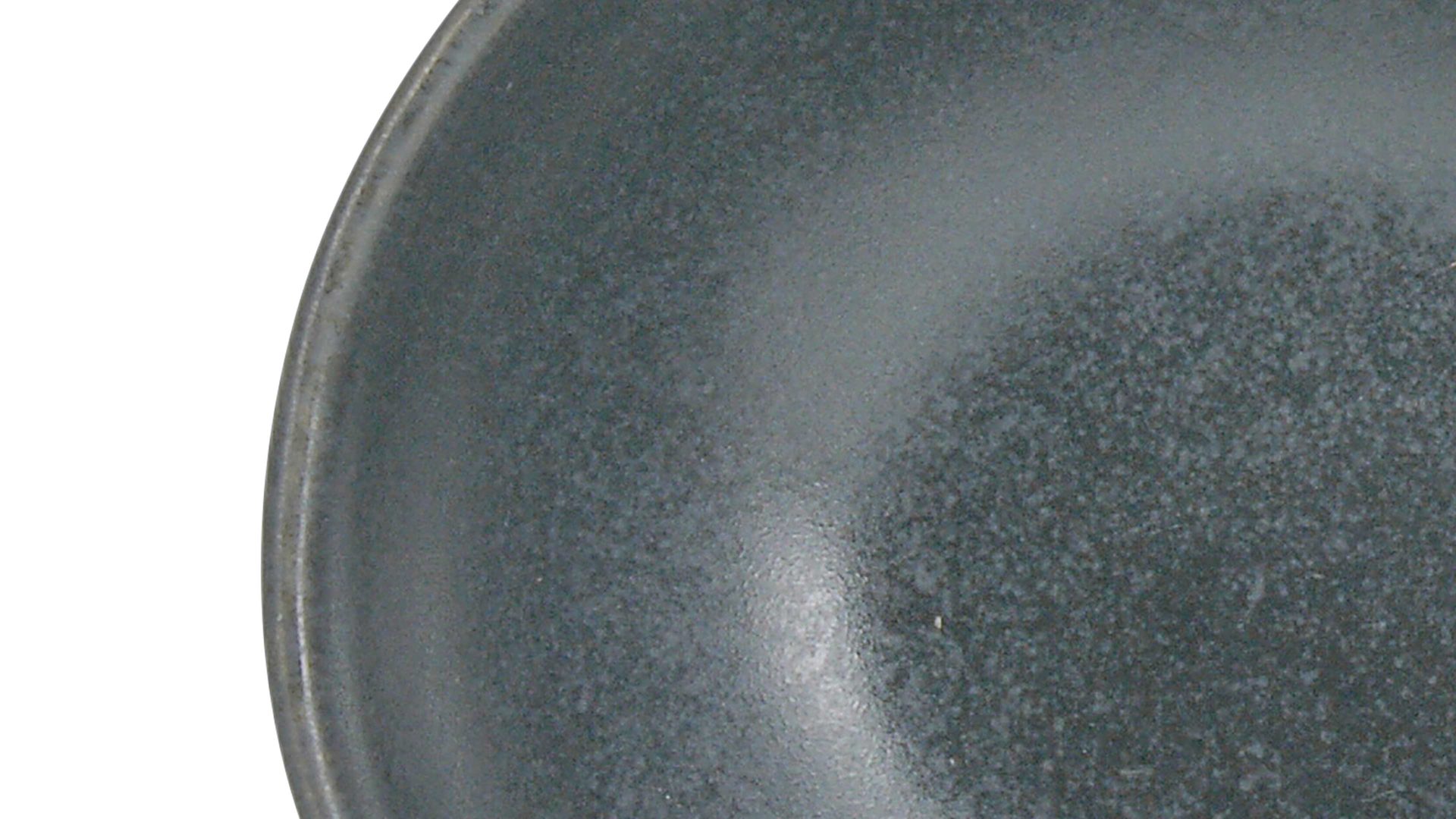 Suppenteller Creatable aus Steinzeug in Schwarz CREATABLE Pietra – Salat-, Suppen- & Pastateller schwarzes Steinzeug –  ca. 21 x 17 cm