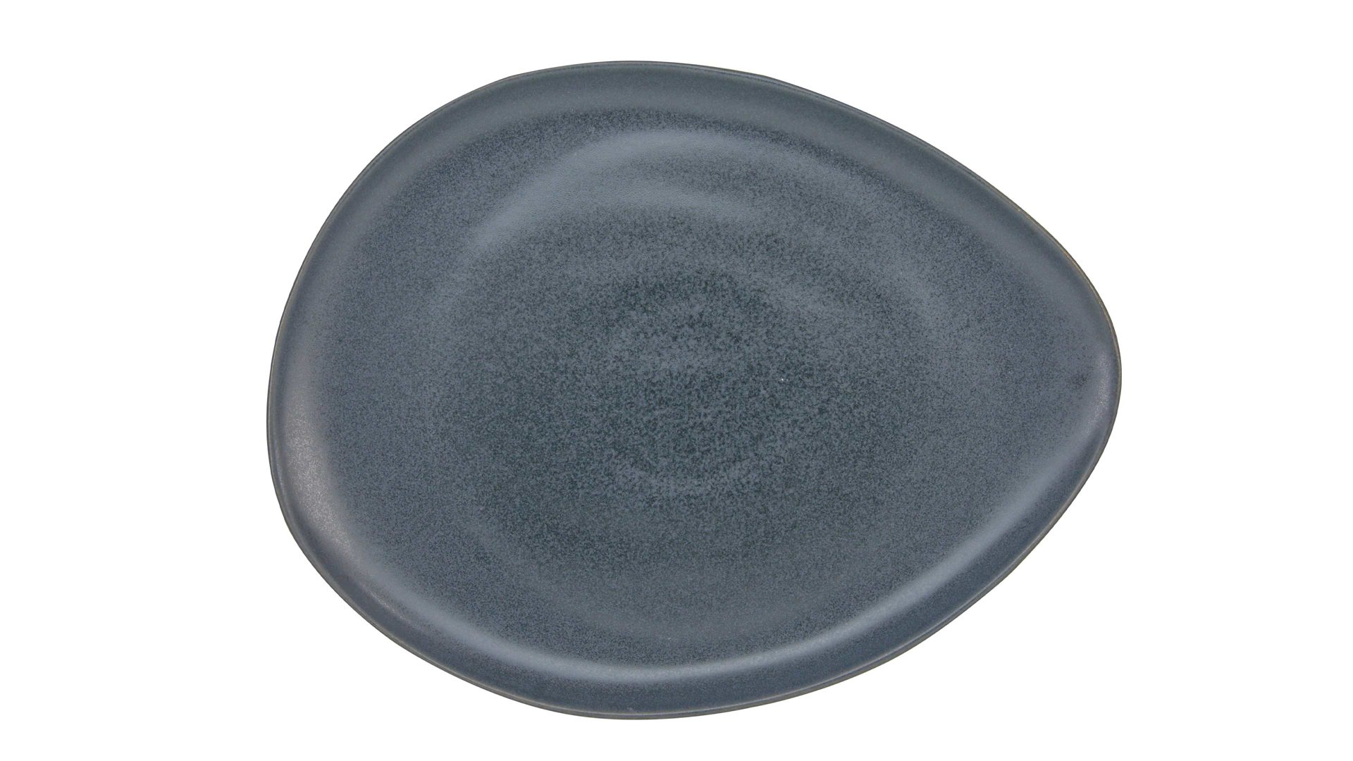Platte Creatable aus Steinzeug in Schwarz CREATABLE Pietra – Gourmetplatte schwarzes Steinzeug – ca. 31 x 24 cm