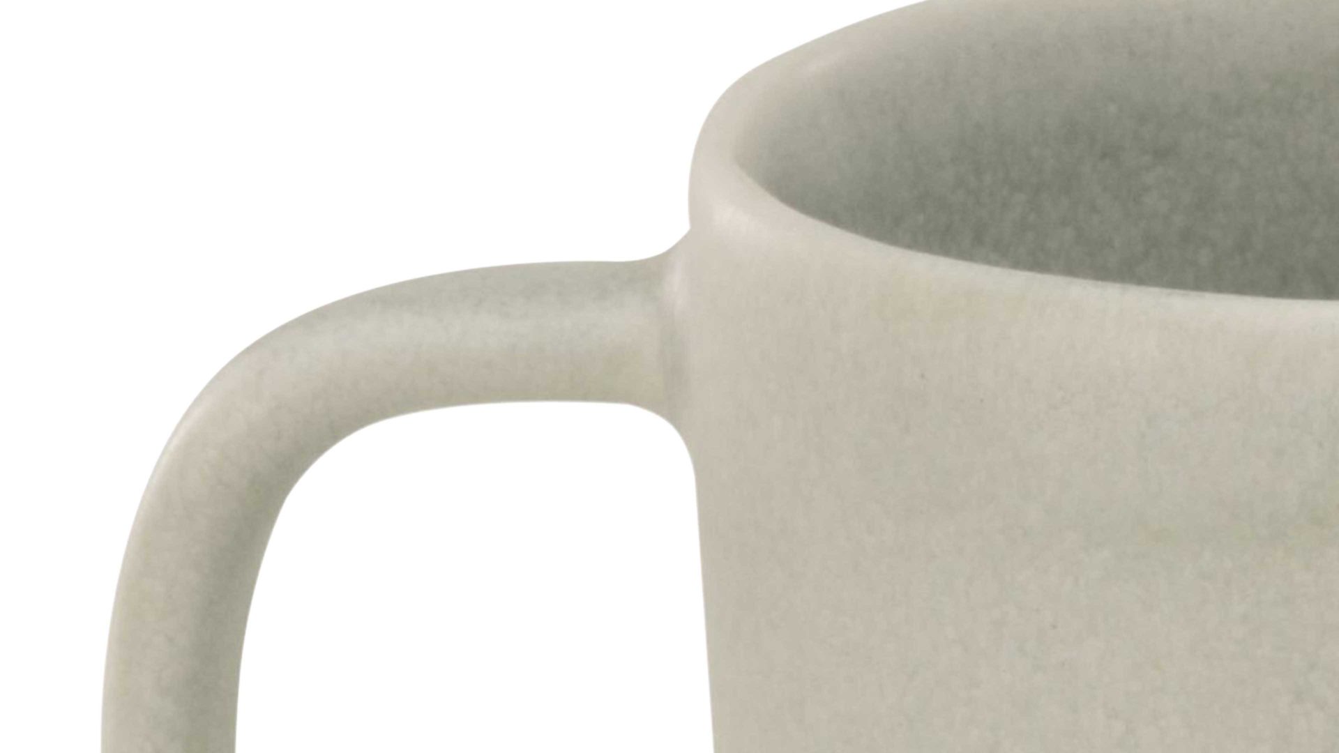 Kaffeebecher Creatable aus Steinzeug in Grau CREATABLE Pietra – Henkelbecher steinfarbenes Steinzeug – ca. 350 ml