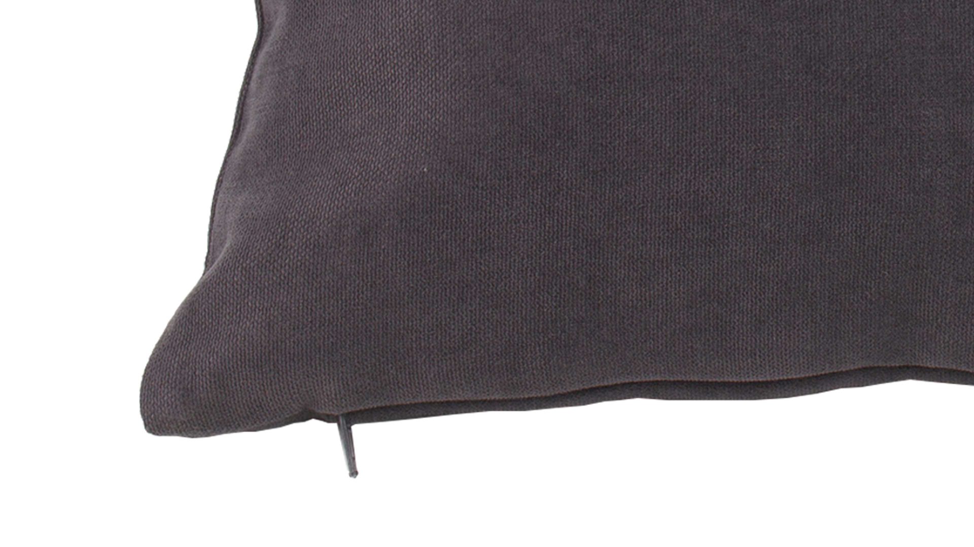 Kissenbezug /-hülle Gözze aus Stoff in Anthrazit Ambiente Trendlife by GÖZZE Kissenbezug Dante Anthrazit – ca. 40 x 40 cm