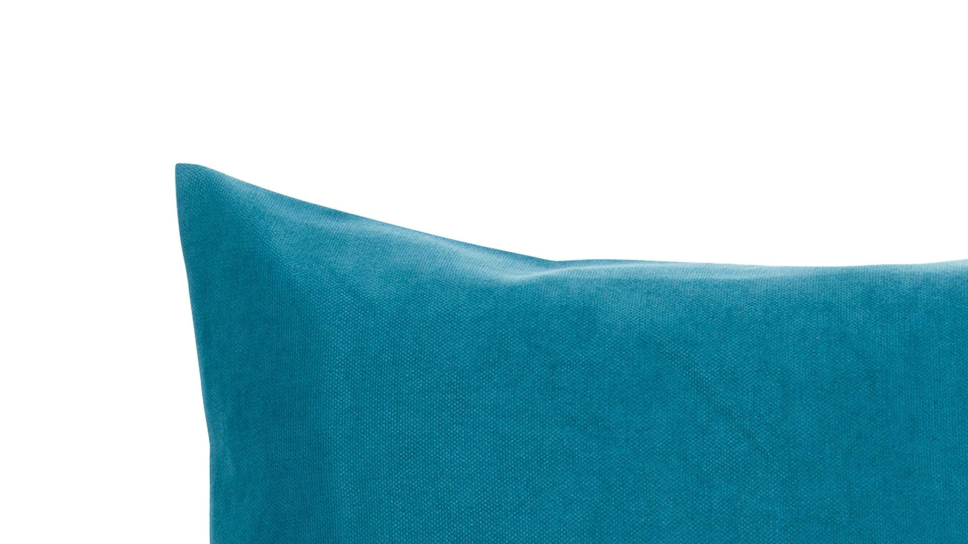 Kissenbezug /-hülle Gözze aus Stoff in Petrol Ambiente Trendlife by GÖZZE Kissenbezug Dante Petrol – ca. 50 x 50 cm