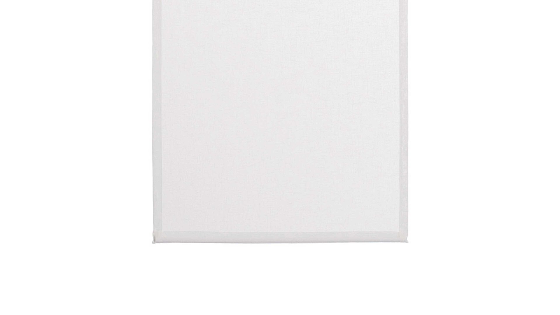 Flächenvorhang Gözze aus Stoff in Weiß Ambiente Trendlife by GÖZZE Flächenvorhang Peru weiße Leinenoptik – ca. 60 x 245 cm