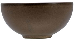 Schale Creatable aus Stein in Braun CREATABLE Sierra Nevada Rocca – Dipschale braunes Steinzeug – Durchmesser ca. 12 cm