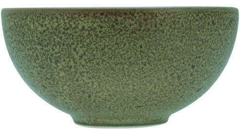 Schale Creatable aus Stein in Dunkelgrün CREATABLE Sierra Nevada Prado – Dipschale grünes Steinzeug – Durchmesser ca. 12 cm