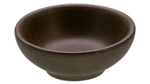 Schale Creatable aus Stein in Braun CREATABLE Sierra Nevada Rocca – Sojaschale braunes Steinzeug – Durchmesser ca. 8 cm