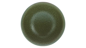 Schale Creatable aus Stein in Dunkelgrün CREATABLE Sierra Nevada Prado – Sojaschale grünes Steinzeug – Durchmesser ca. 8 cm